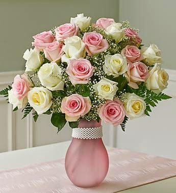 Cheery pink and cream Bouquet.