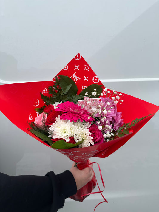 Red Bloom Bouquet