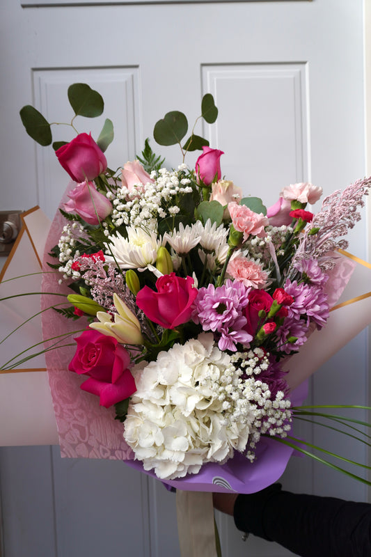 Hydrangea & Lily Large Mix Bouquet
